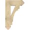 Ekena Millwork Merced Arts & Crafts Rough Sawn Bracket, Douglas Fir, 6"W x 22"D x 34"H BKT06X22X34MRC03RDF - alternate 2